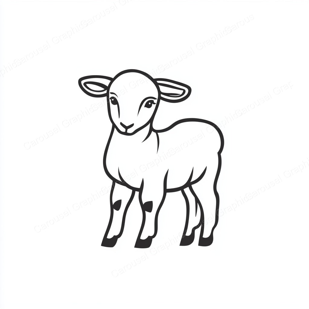Lamb Vector Graphic preview