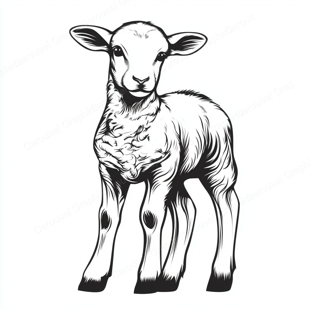 Lamb Vector Graphic preview