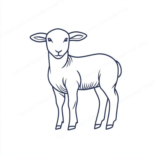 Lamb Vector Graphic preview