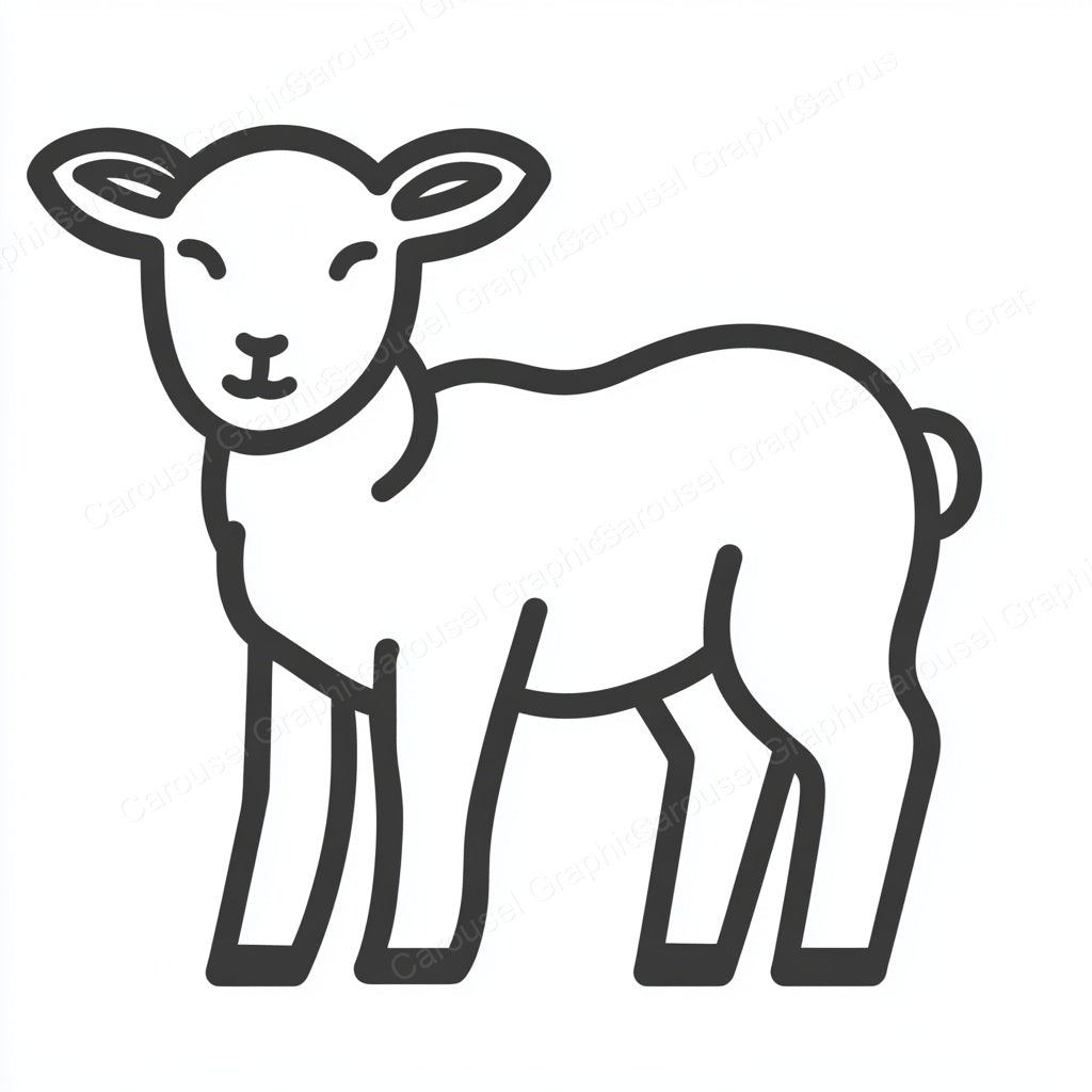 Lamb Vector Graphic preview