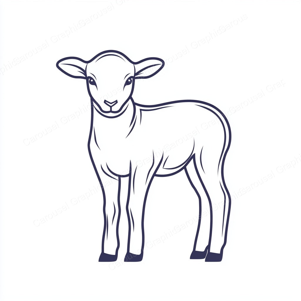 Lamb Vector Graphic preview