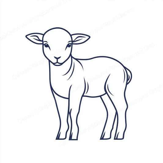 Lamb Vector Graphic preview