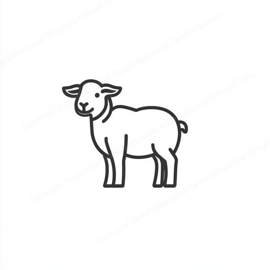 Lamb Vector Graphic preview
