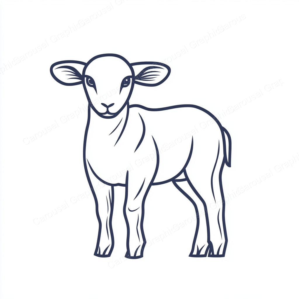 Lamb Vector Graphic preview