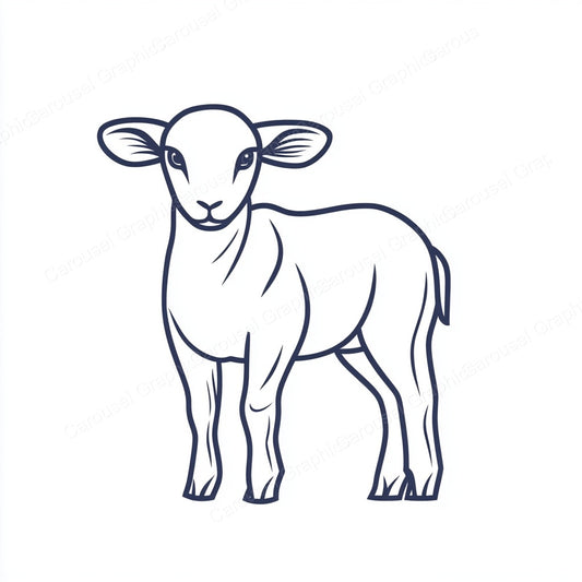 Lamb Vector Graphic preview