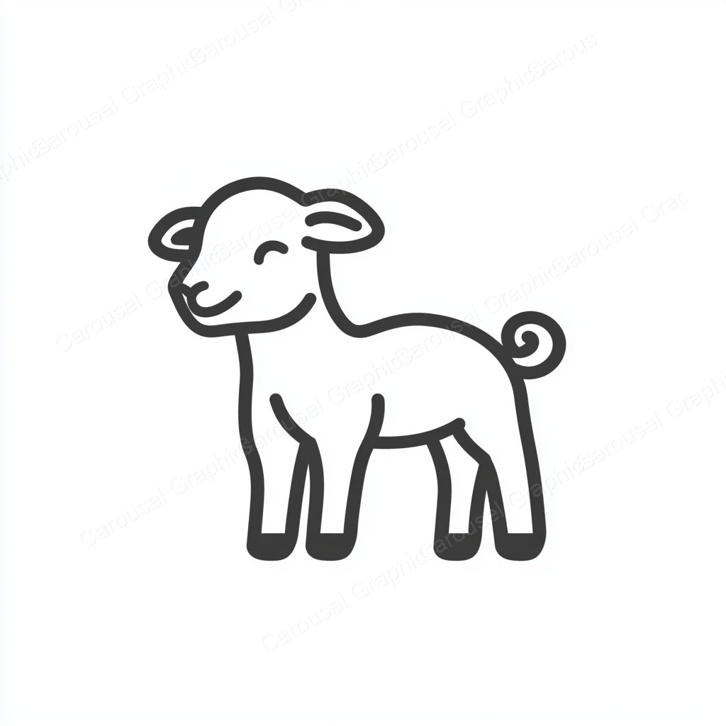 Lamb Vector Graphic preview