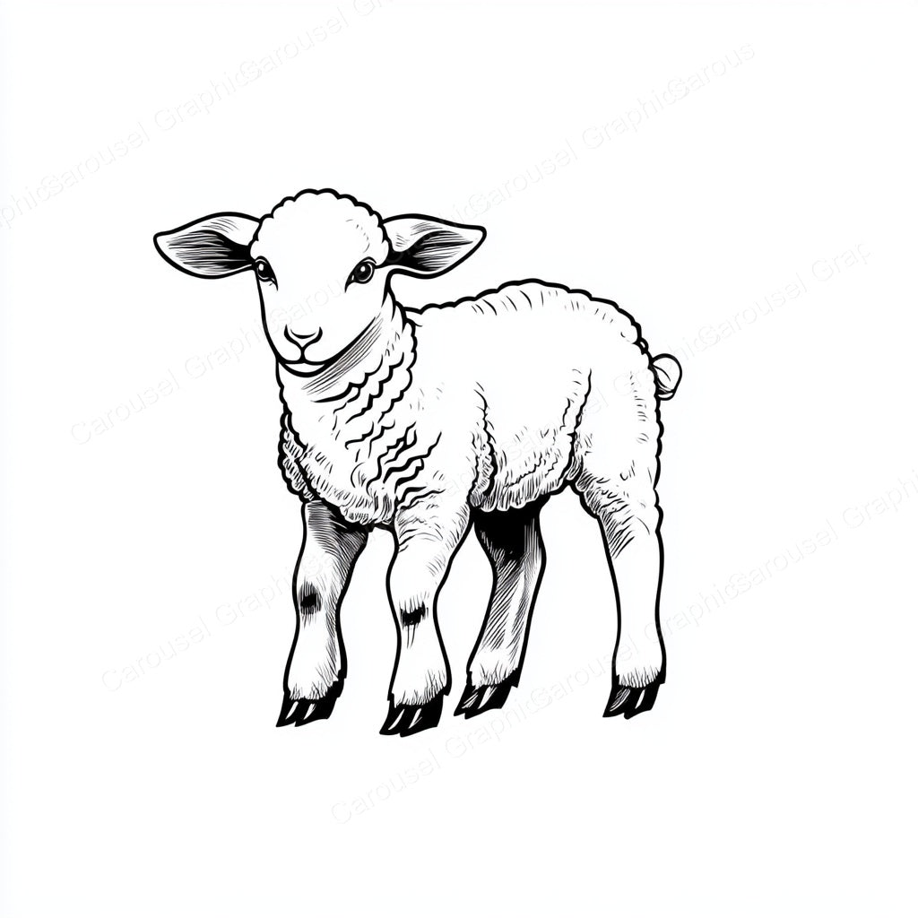 Lamb Vector Graphic preview