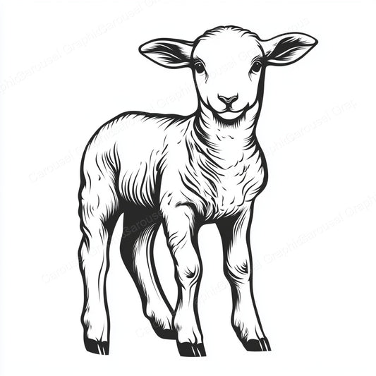 Lamb Vector Graphic preview