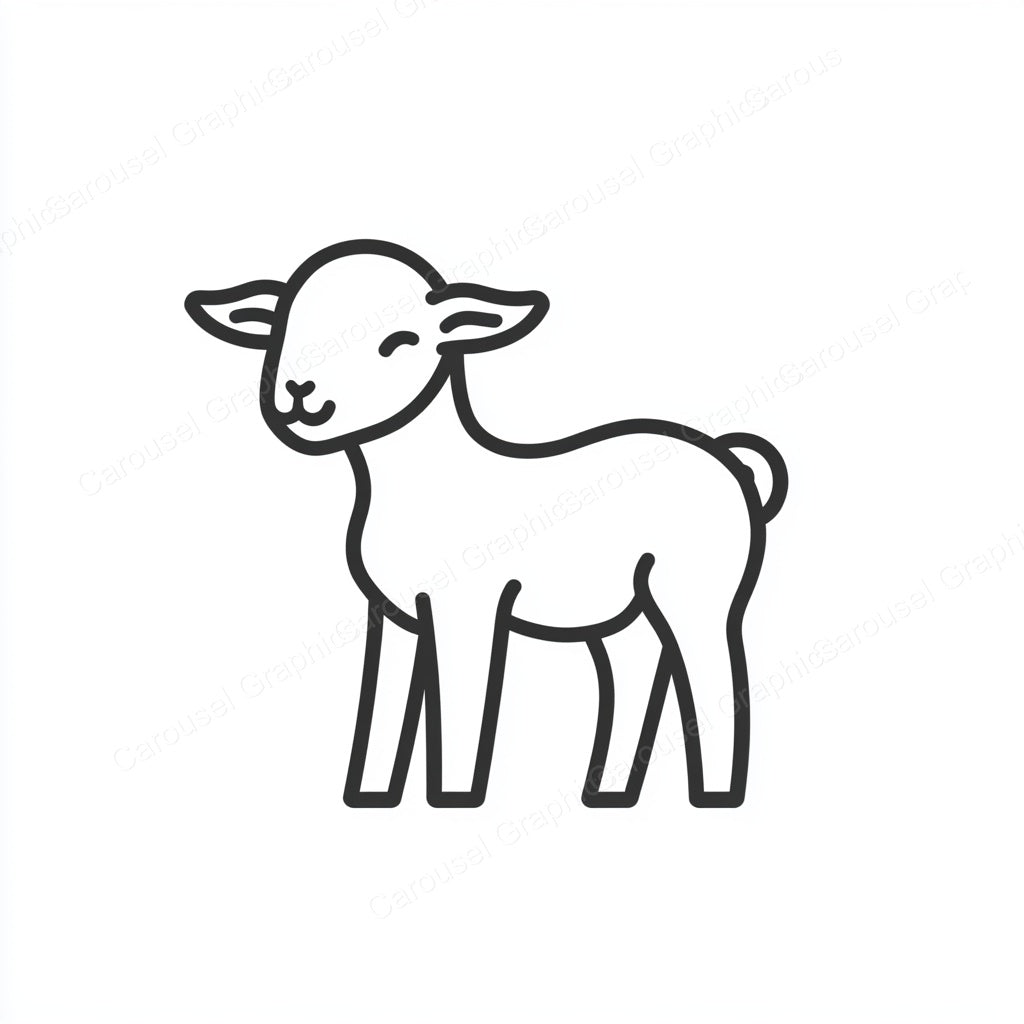 Lamb Vector Graphic preview