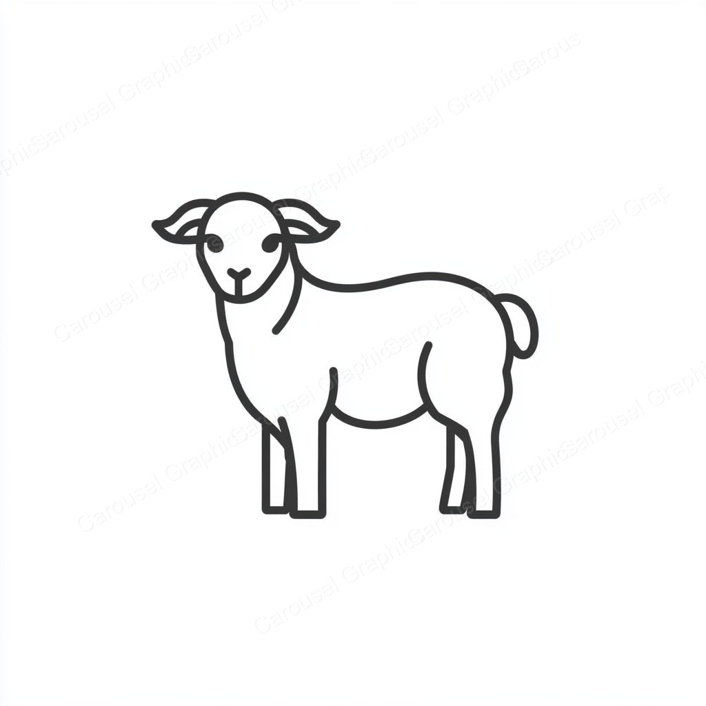 Lamb Vector Graphic preview