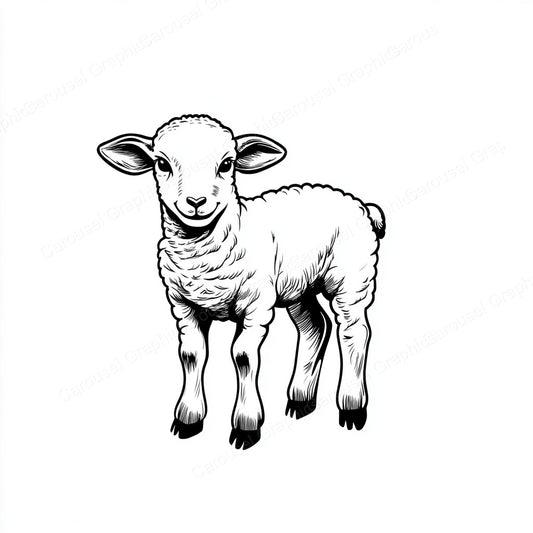 Lamb Vector Graphic preview