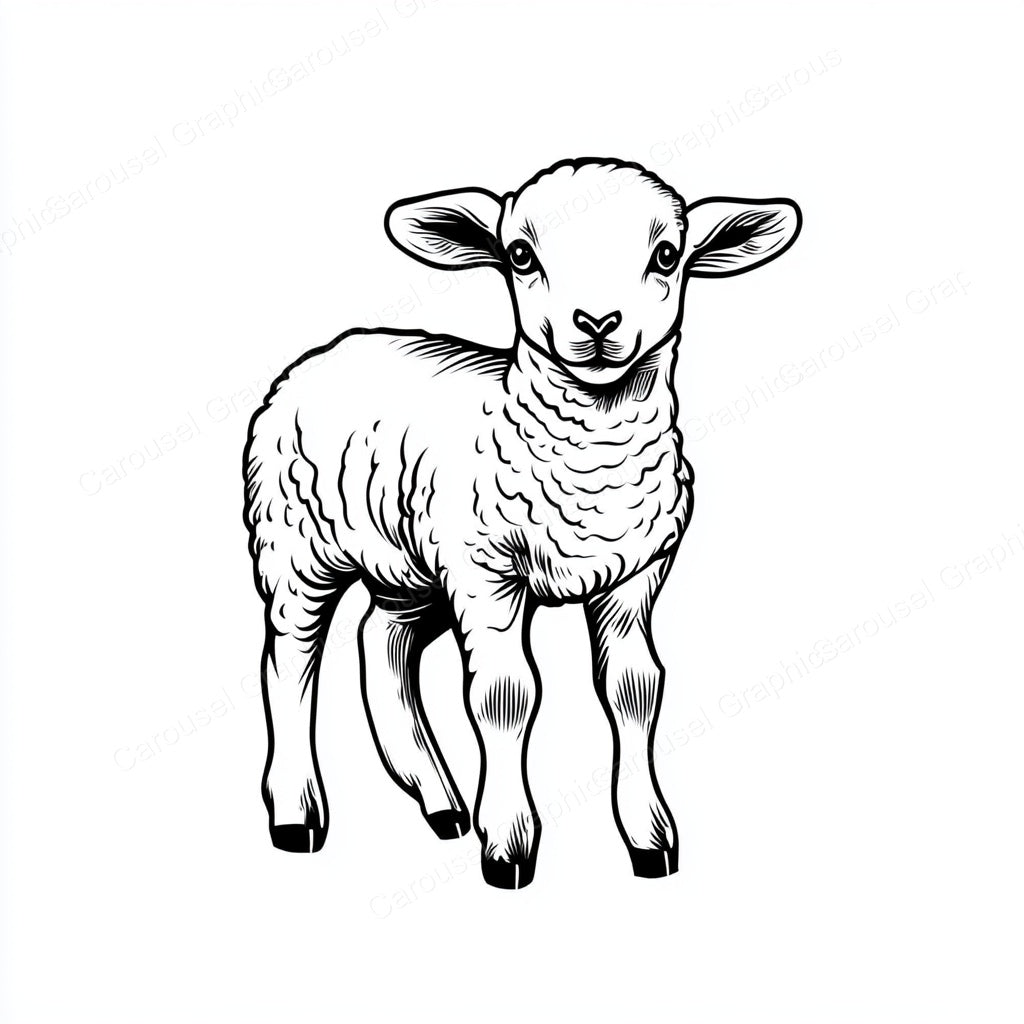 Lamb Vector Graphic preview