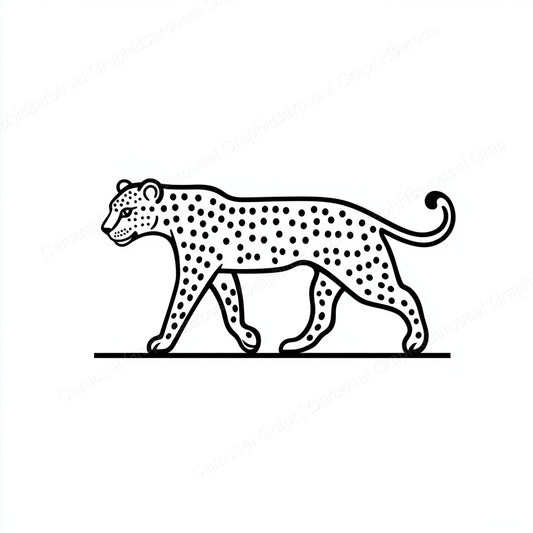 Leopard Vector Graphic preview
