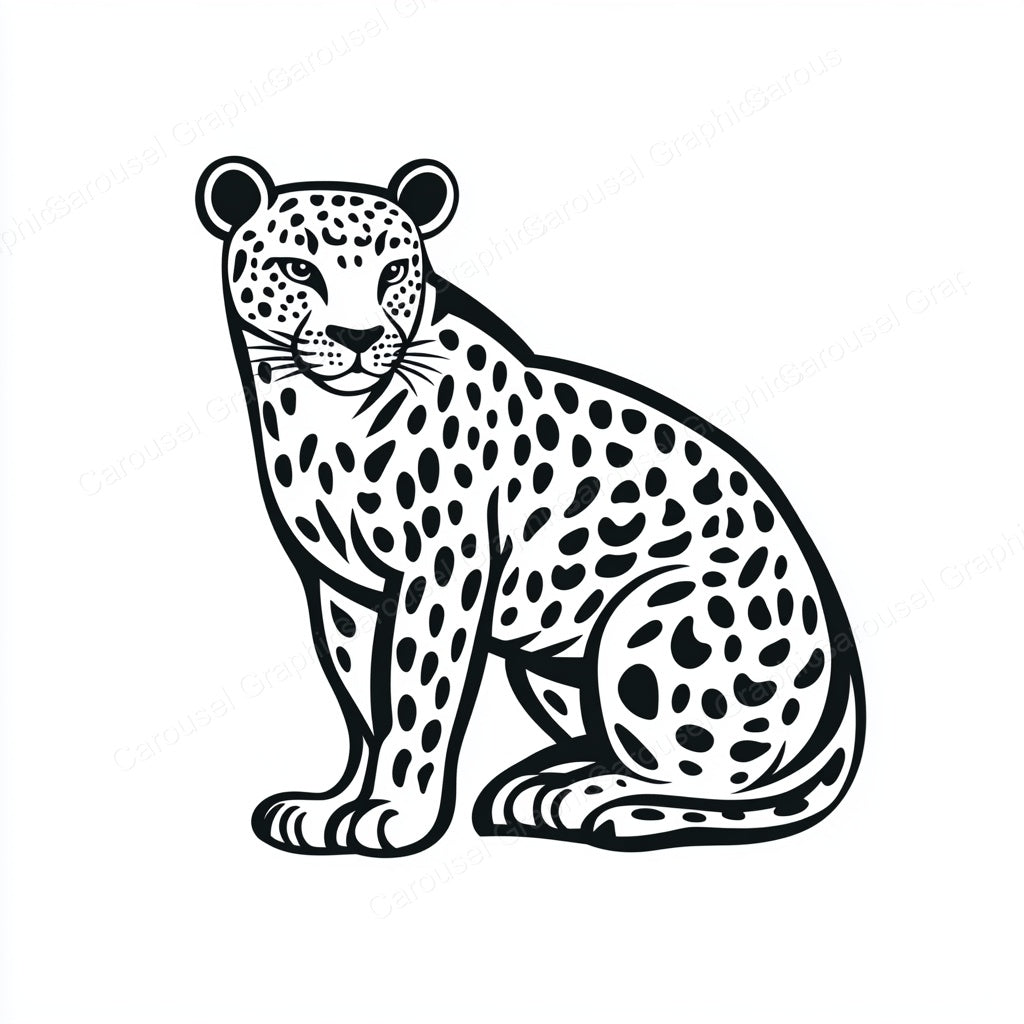 Leopard Vector Graphic preview