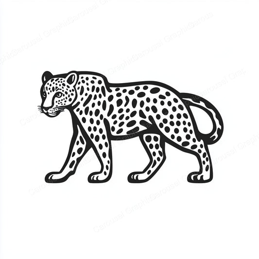 Leopard Vector Graphic preview