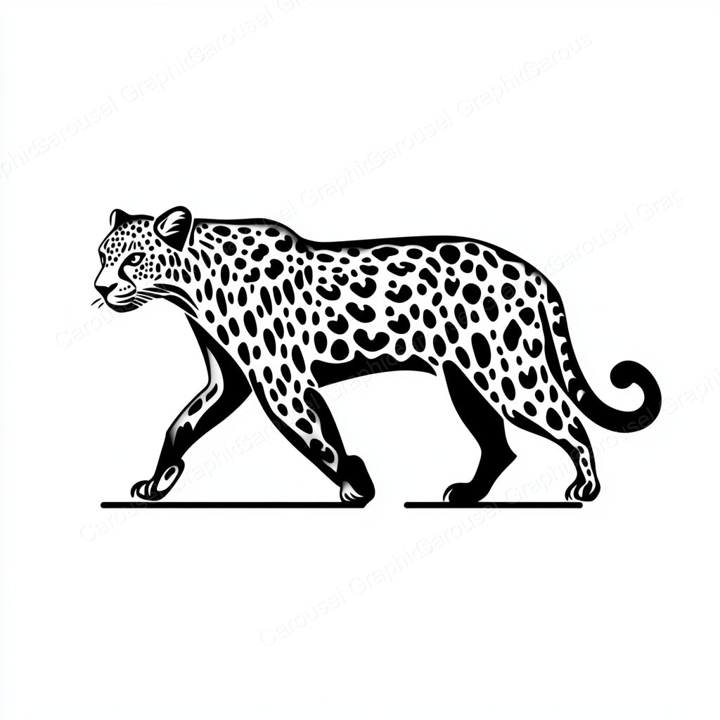 Leopard Vector Graphic preview