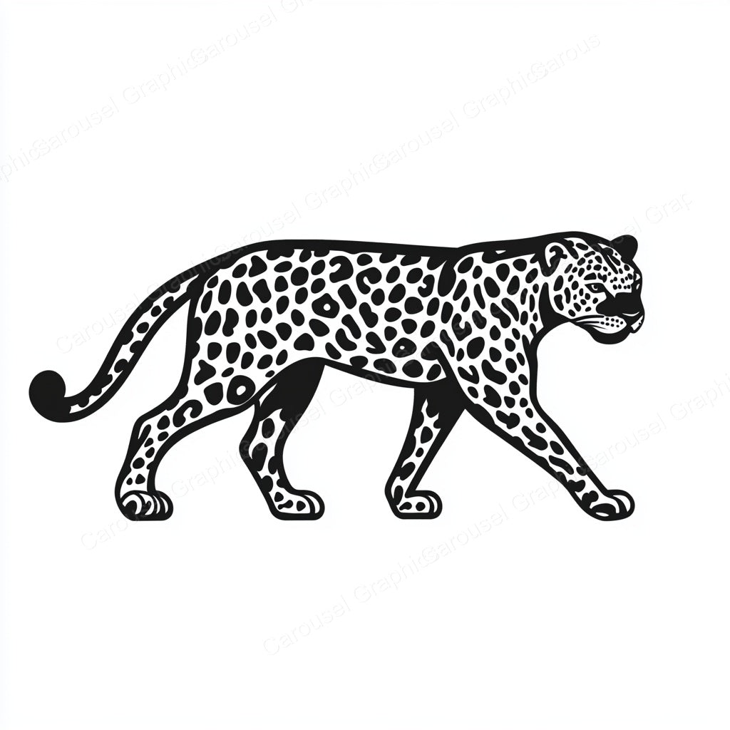 Leopard Vector Graphic preview