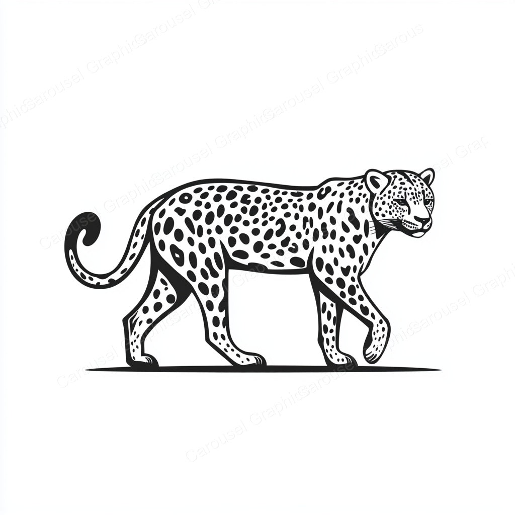 Leopard Vector Graphic preview