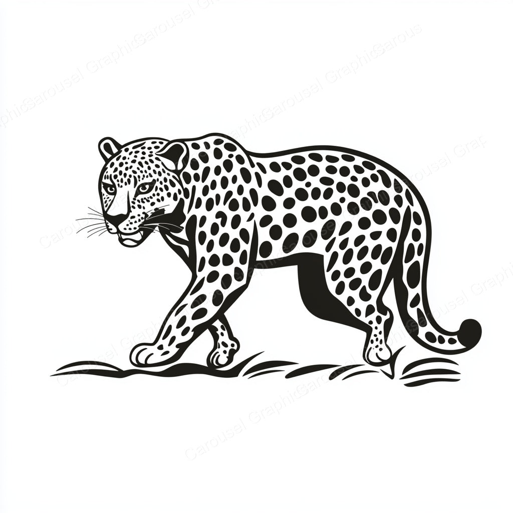 Leopard Vector Graphic preview