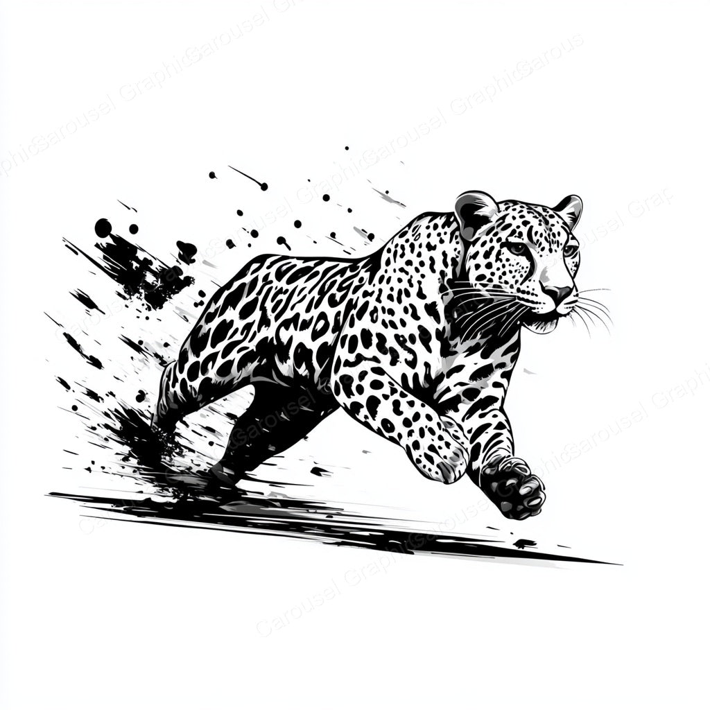 Leopard Vector Graphic preview