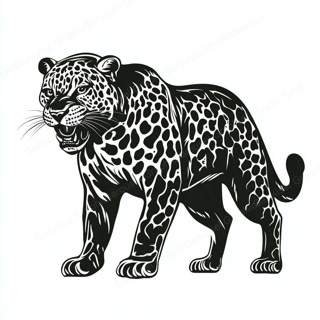 Leopard Vector Graphic preview