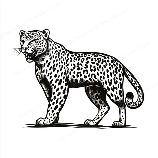 Leopard Vector Graphic preview