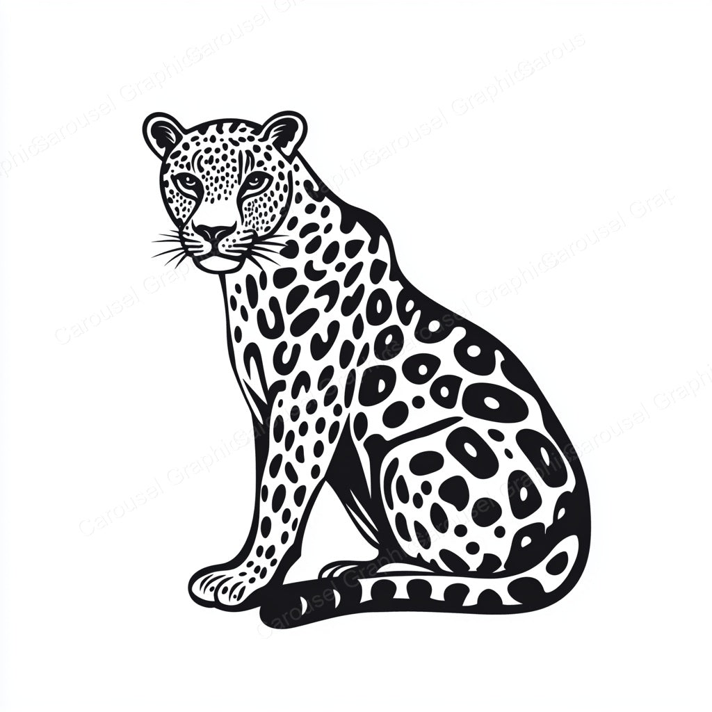 Leopard Vector Graphic preview