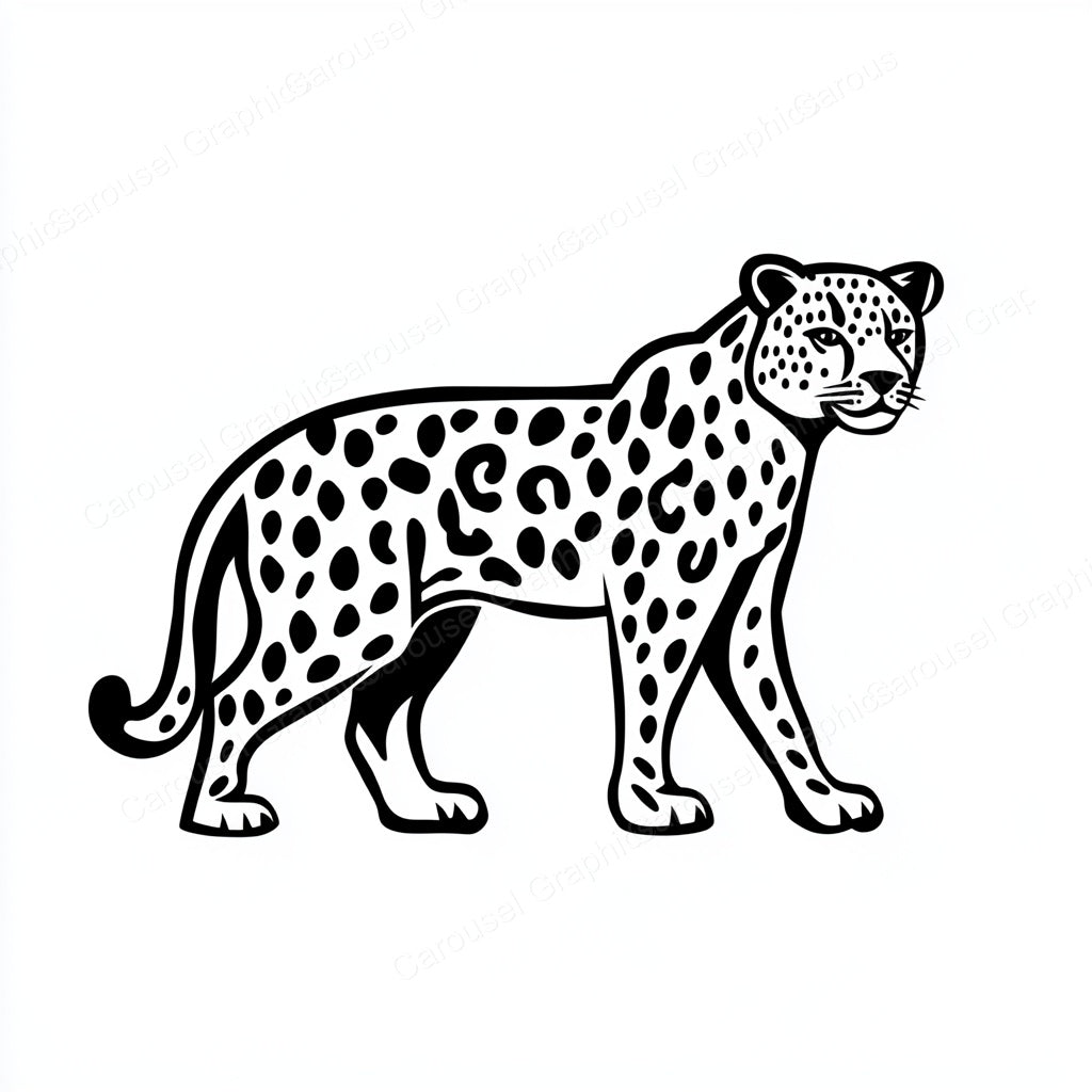Leopard Vector Graphic preview