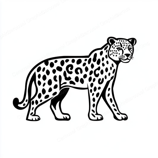 Leopard Vector Graphic preview