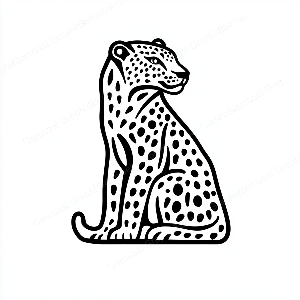 Leopard Vector Graphic preview