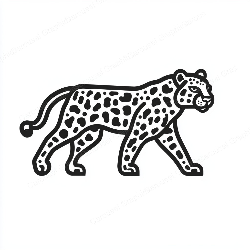 Leopard Vector Graphic preview