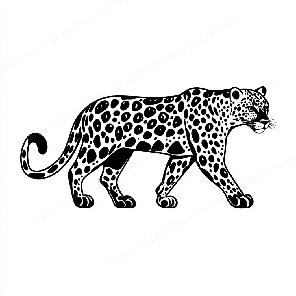 Leopard Vector Graphic preview
