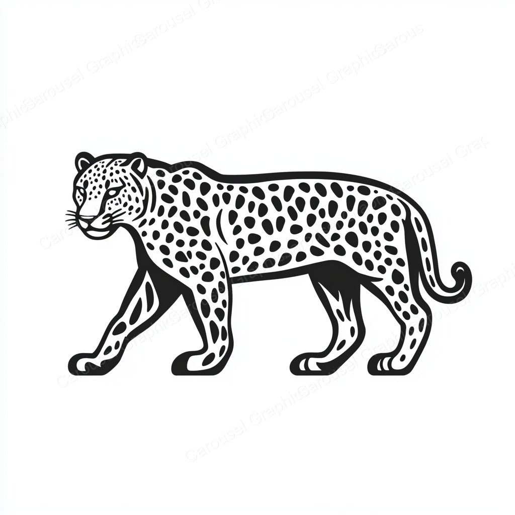 Leopard Vector Graphic preview