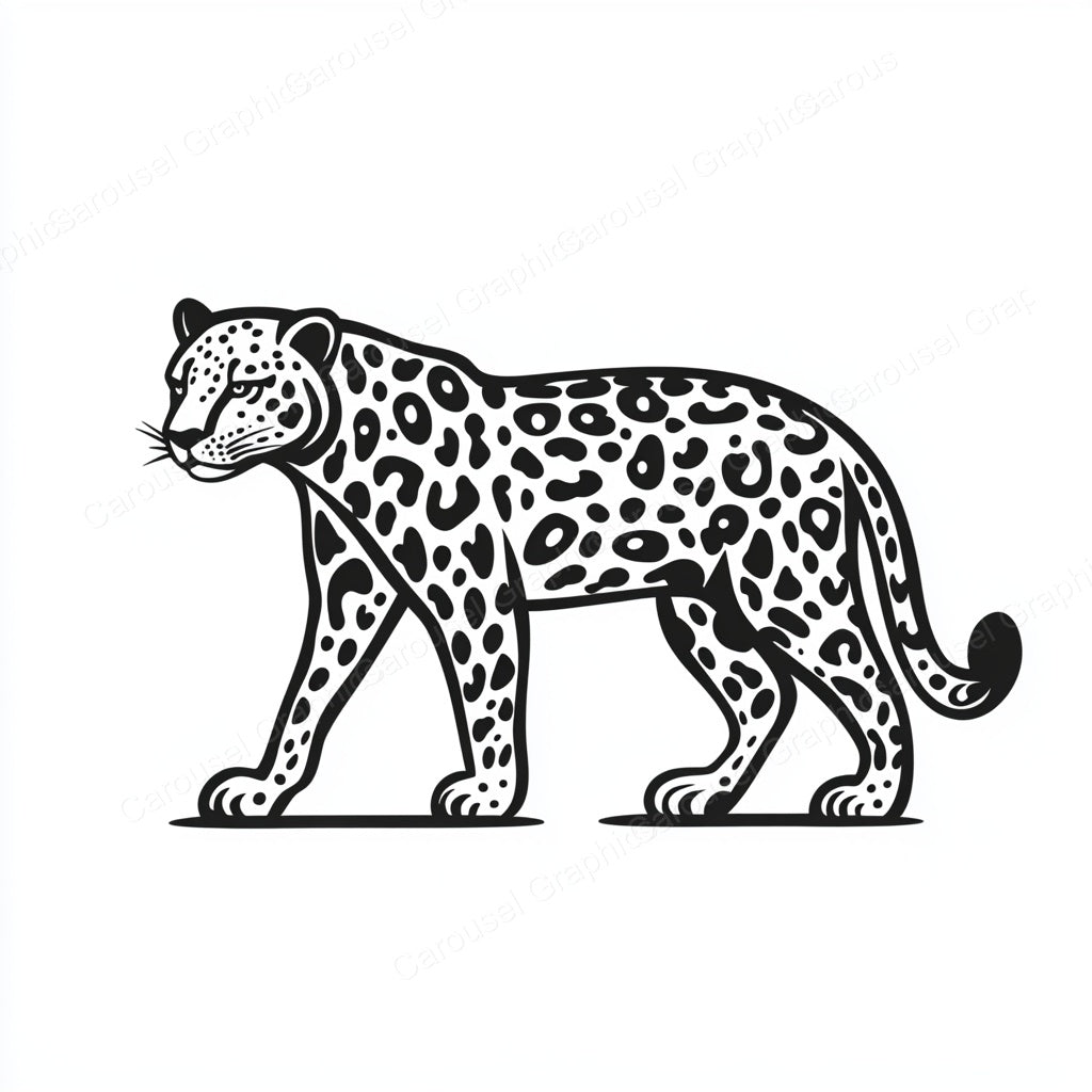 Leopard Vector Graphic preview