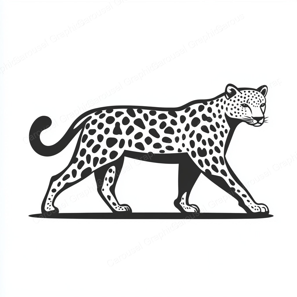 Leopard Vector Graphic preview