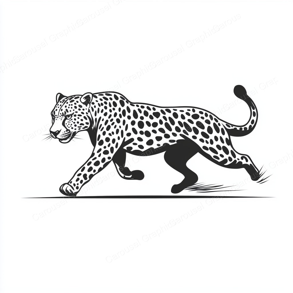 Leopard Vector Graphic preview