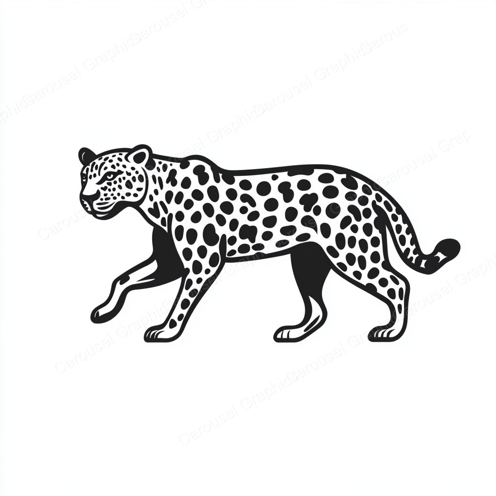 Leopard Vector Graphic preview