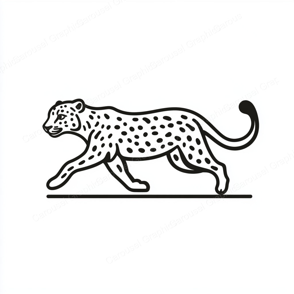 Leopard Vector Graphic preview