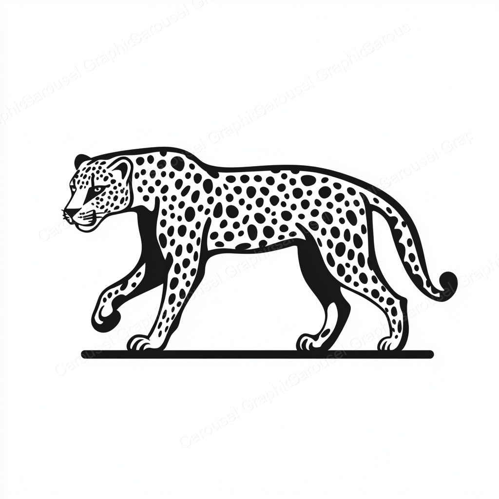 Leopard Vector Graphic preview