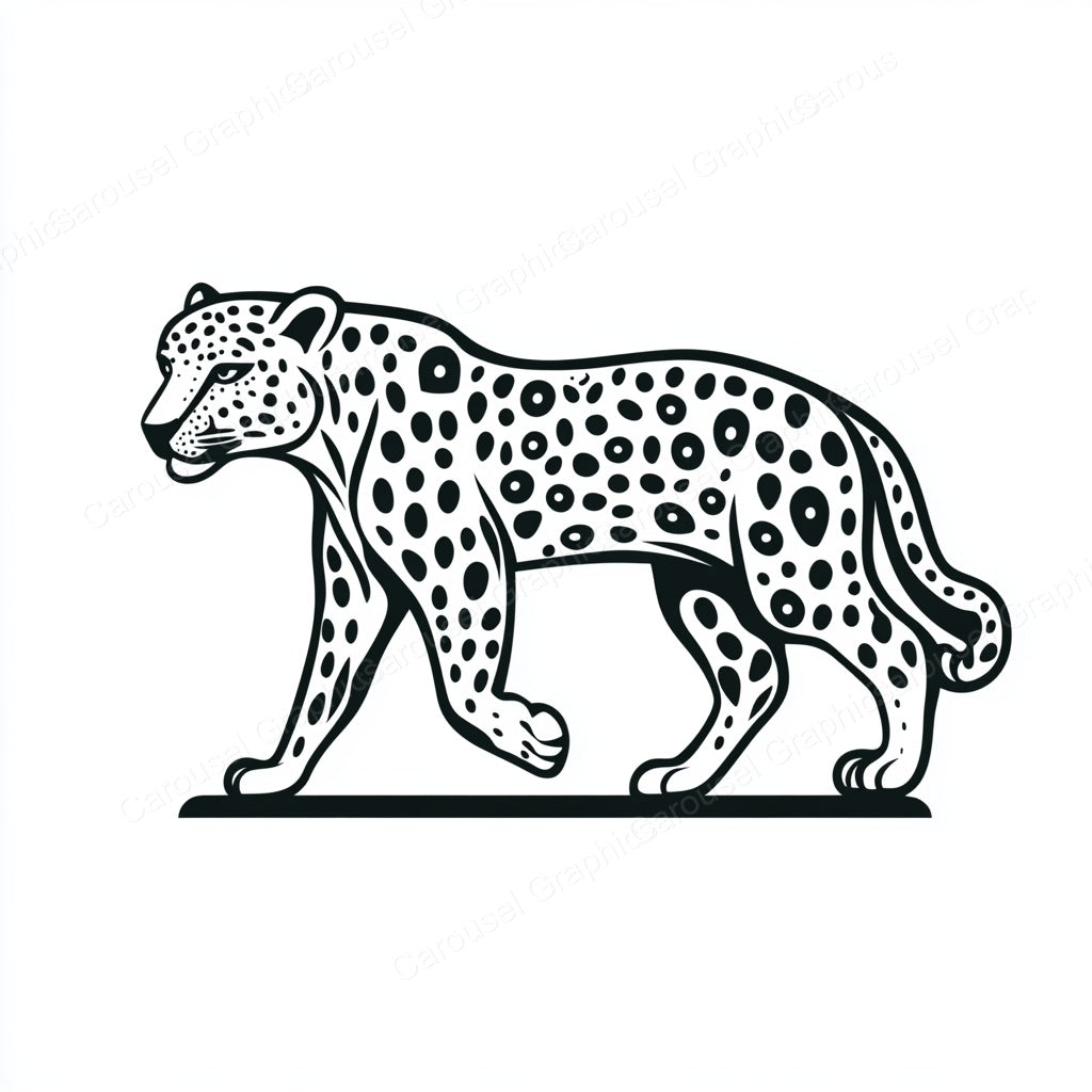 Leopard Vector Graphic preview