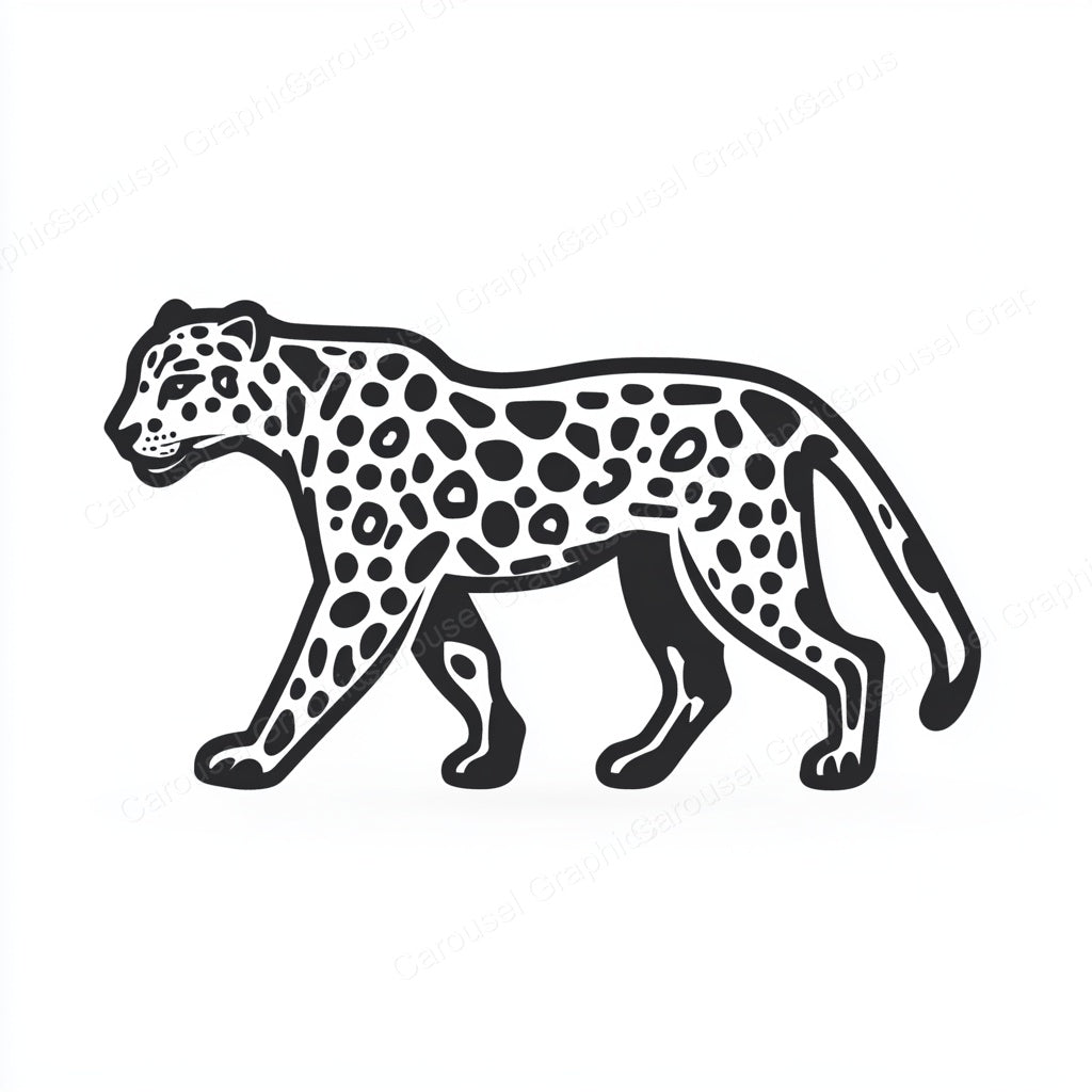 Leopard Vector Graphic preview