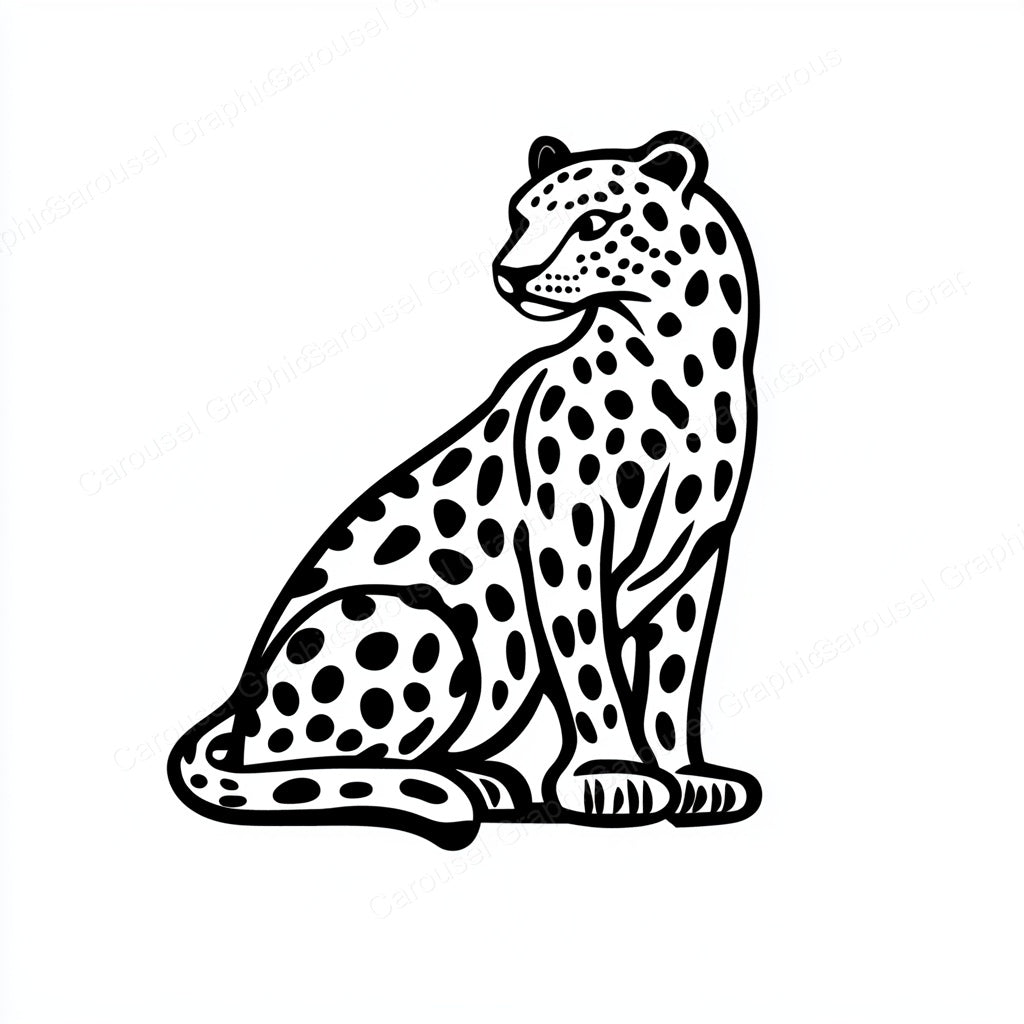Leopard Vector Graphic preview