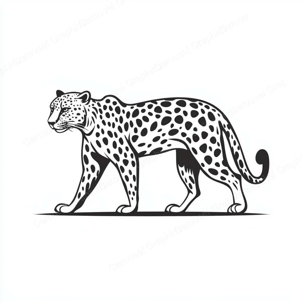 Leopard Vector Graphic preview