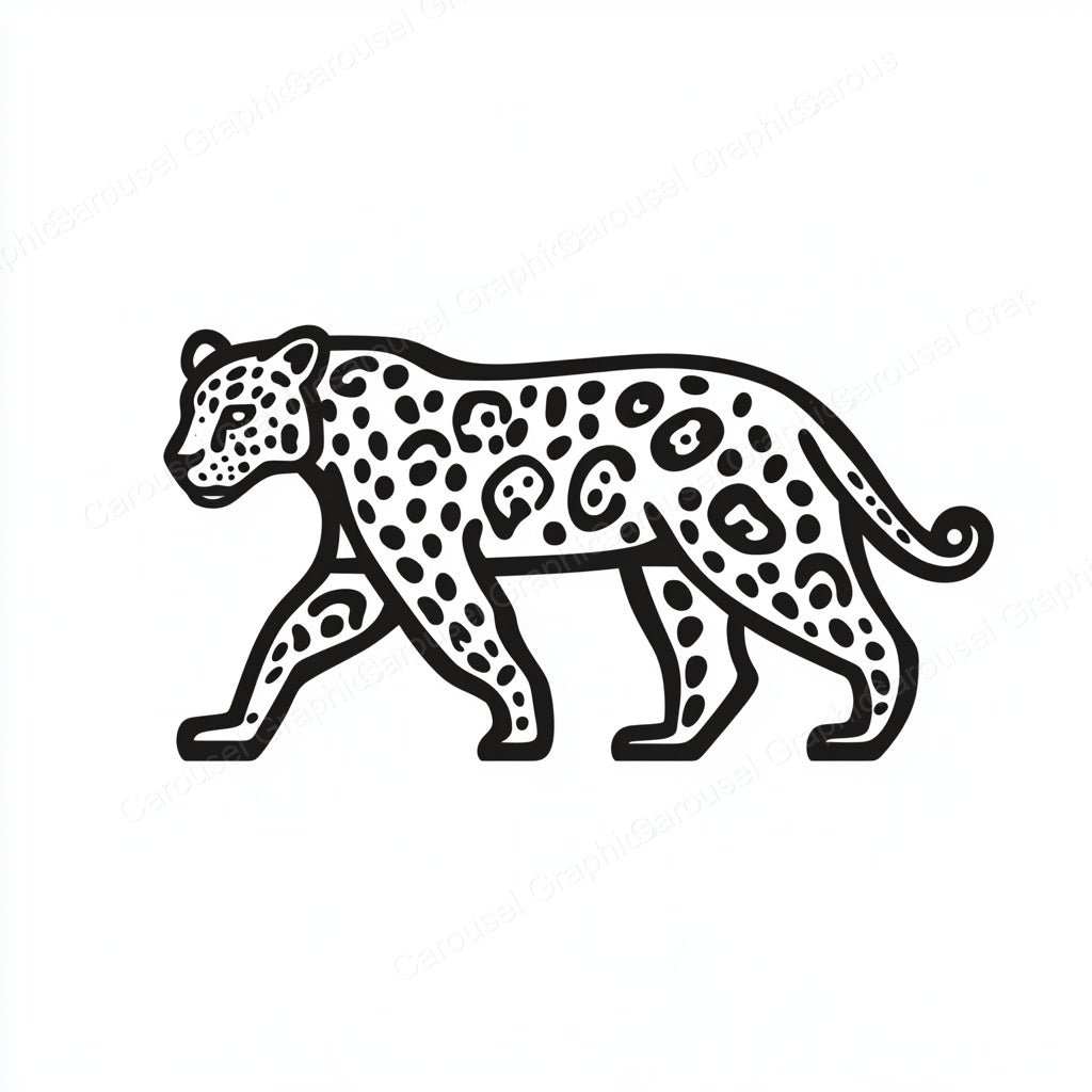 Leopard Vector Graphic preview