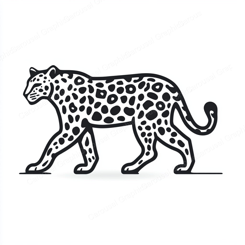 Leopard Vector Graphic preview