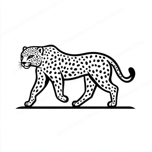 Leopard Vector Graphic preview