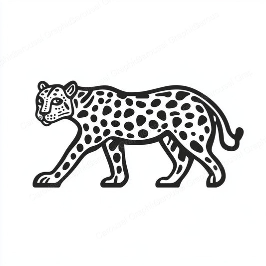 Leopard Vector Graphic preview