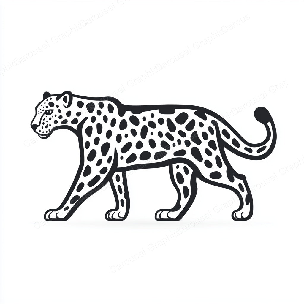 Leopard Vector Graphic preview