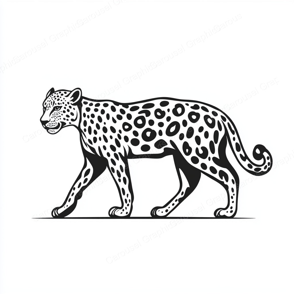 Leopard Vector Graphic preview