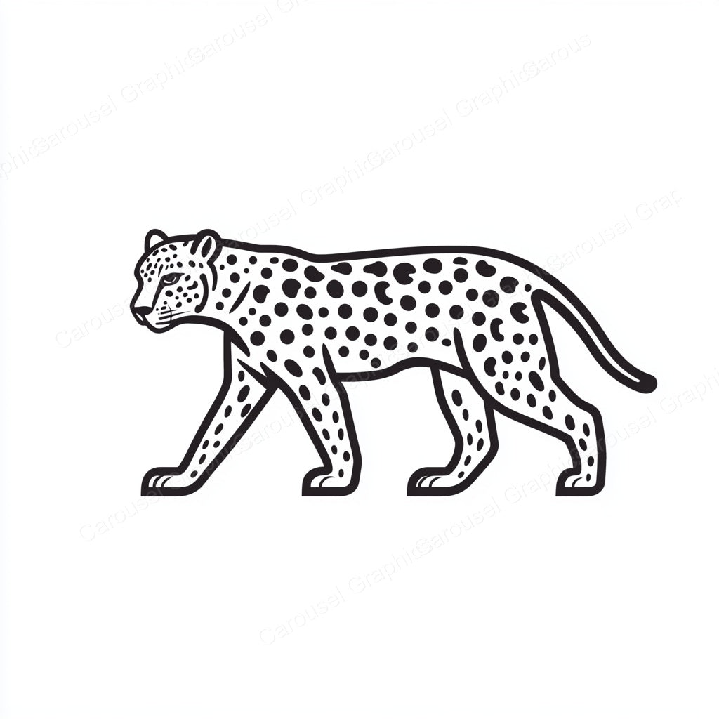 Leopard Vector Graphic preview
